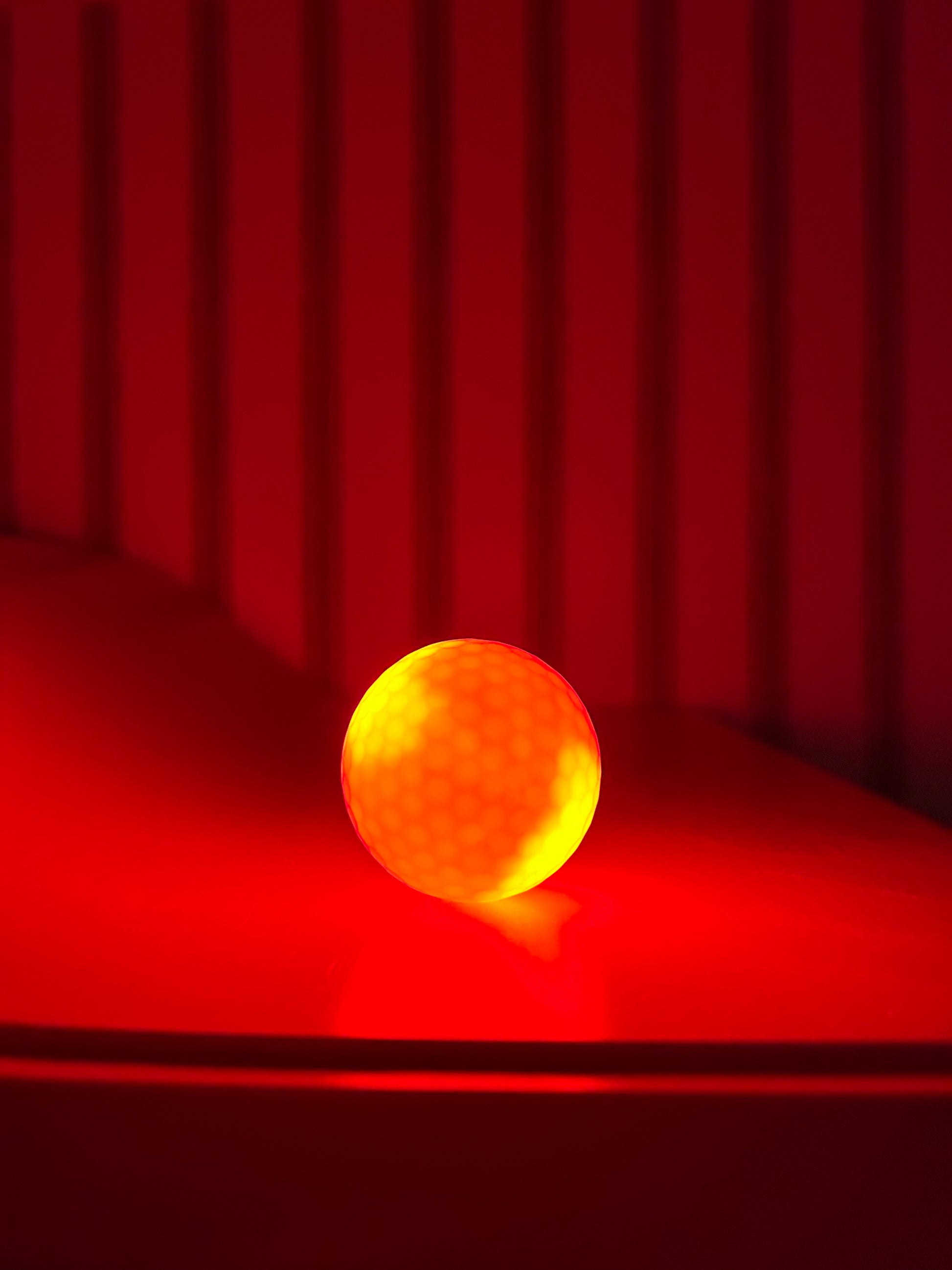 Glowing Golf Balls